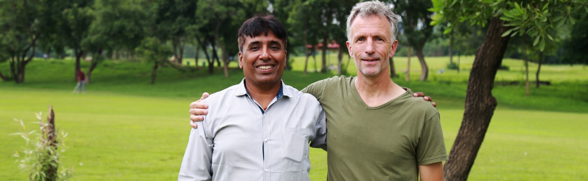 Filmmaker Avinash Kumar of Trisna Films® and Dr. Edo de Vette  during the filming of the Trisna Films® documentary, A Road Less Travelled in India. film shooting locations in South Sudan, video shooting locations in South Sudan, tv shooting locations in South Sudan, shooting locations in South Sudan