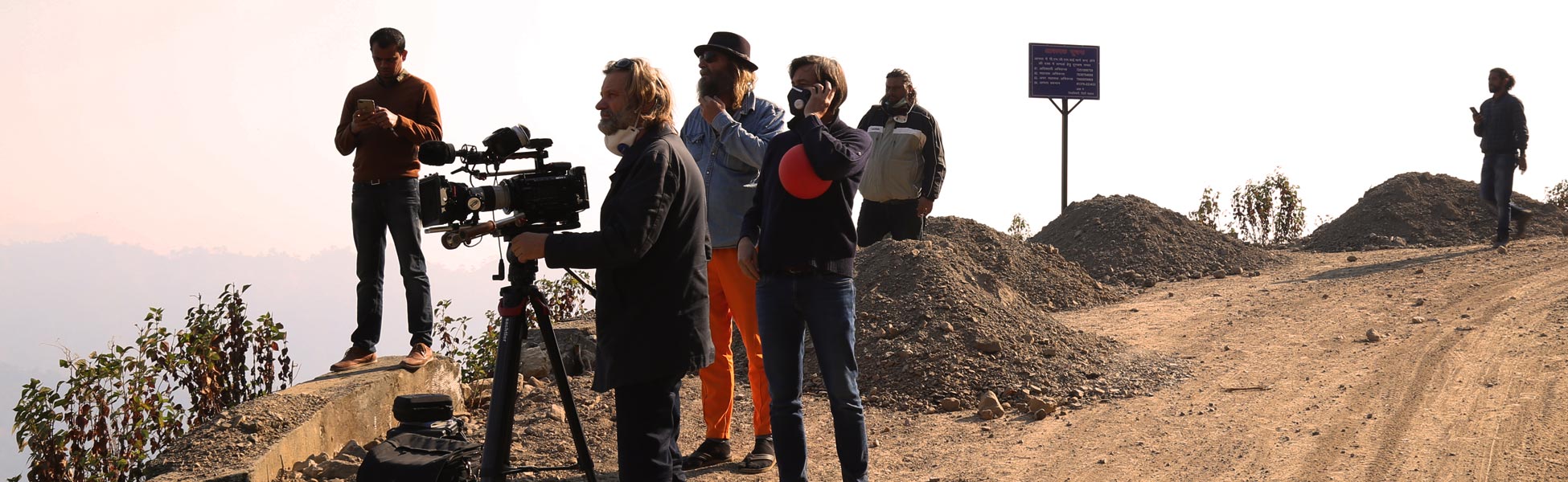 Behind the scenes: Trisna Films® and a production crew from the Netherlands operating a professional cinema camera for a corporate film in Rishikesh, Uttarakhand, India. film production house in Antigua and Berbuda, video production house in Antigua and Berbuda, tv production house in Antigua and Berbuda, production house in Antigua and Berbuda, film production company in Antigua and Berbuda, video production company in Antigua and Berbuda, tv production company in Antigua and Berbuda, production company in Antigua and Berbuda