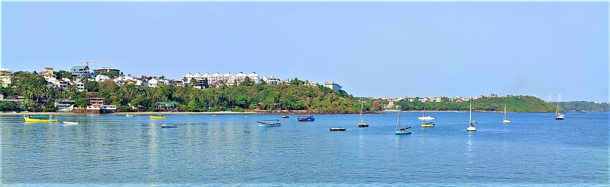 Panaji coastline in Goa, India, showcasing the diverse environments supported by Trisna Films®' local line production services. film shooting locations in arunachal pradesh, video shooting locations in arunachal pradesh, tv shooting locations in arunachal pradesh, shooting locations in arunachal pradesh